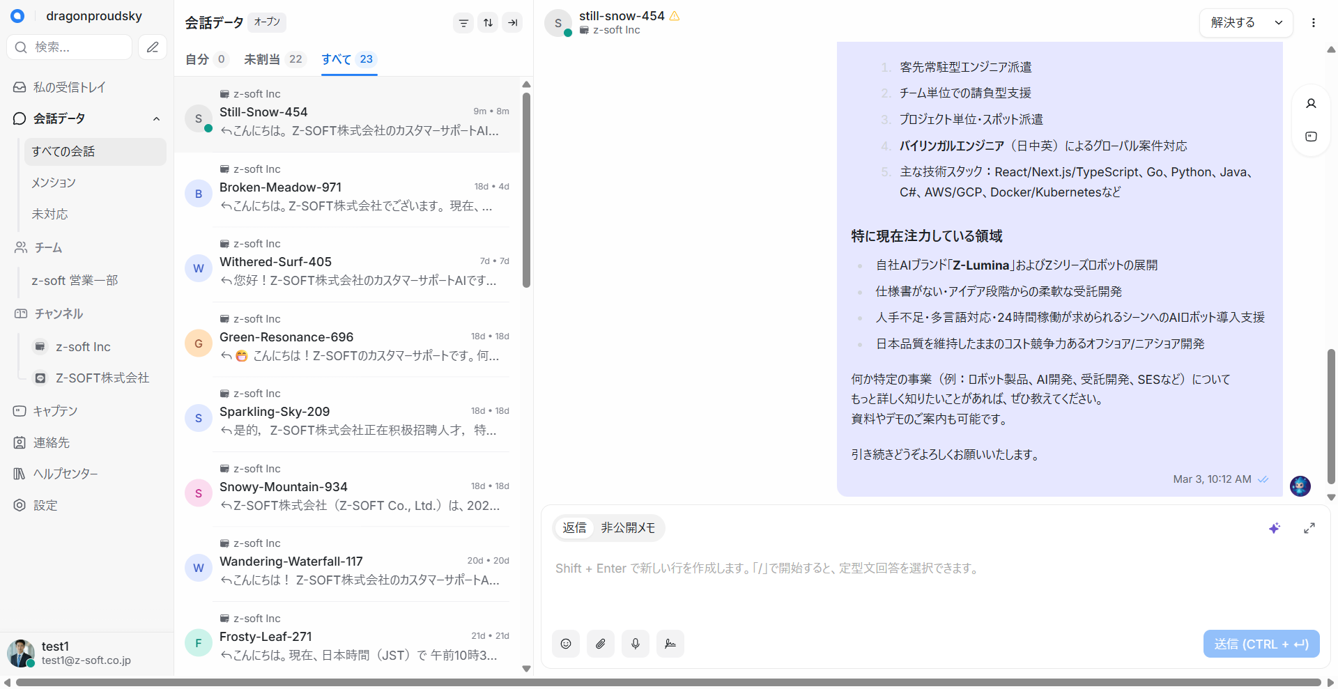 クロスチャネル管理